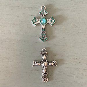 hildie & jo -- 2 Cross Pendants NWOT
